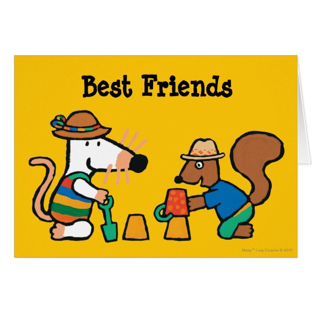 Maisyおよびシリルは砂の城を造ります (正面横)