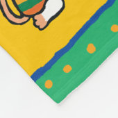 Maisyおよびシリルは砂の城を造ります フリースブランケット (角)