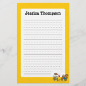 Maisyおよびシリルは砂の城を造ります 便箋 (正面)