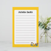 Maisyおよびシリルは砂の城を造ります 便箋 (スタンド正面)