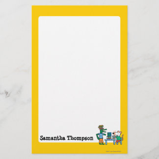 Maisyおよび友人は図書館を楽しみます 便箋