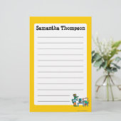 Maisyおよび友人は図書館を楽しみます 便箋 (スタンド正面)