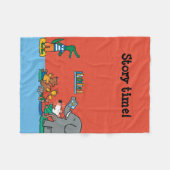 Maisyおよび友人は物語の時間を嘲笑します フリースブランケット (正面(横))