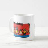 Maisyおよび親友の把握手 コーヒーマグカップ (正面左)