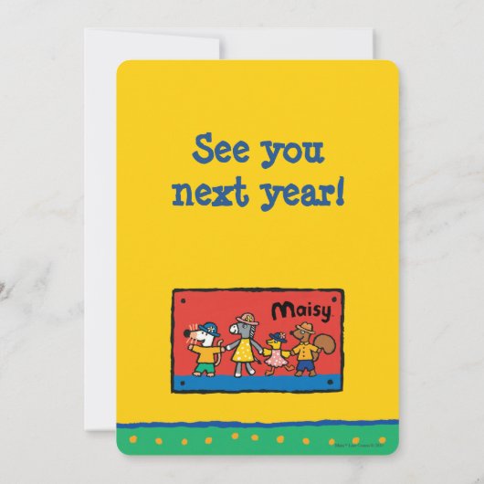 Maisyおよび親友の把握手 サンキューカード (裏面)