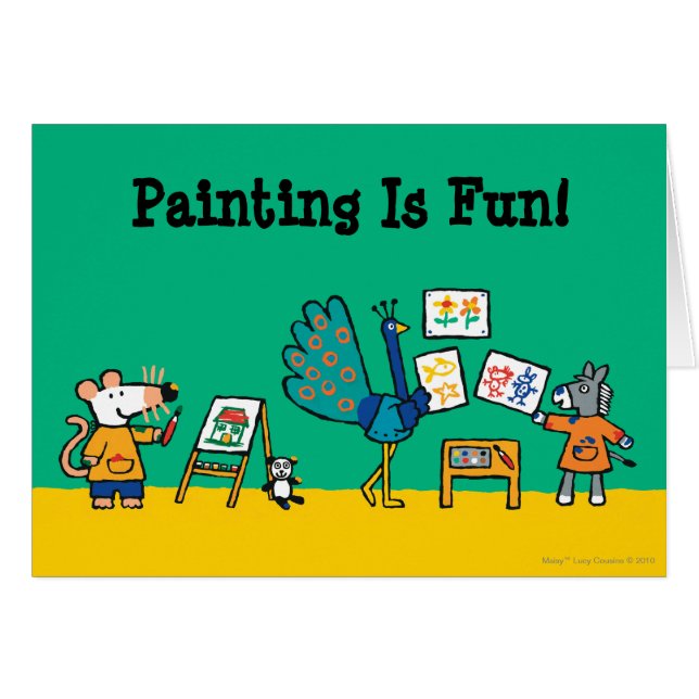 Maisyが付いているペンキ! (正面横)