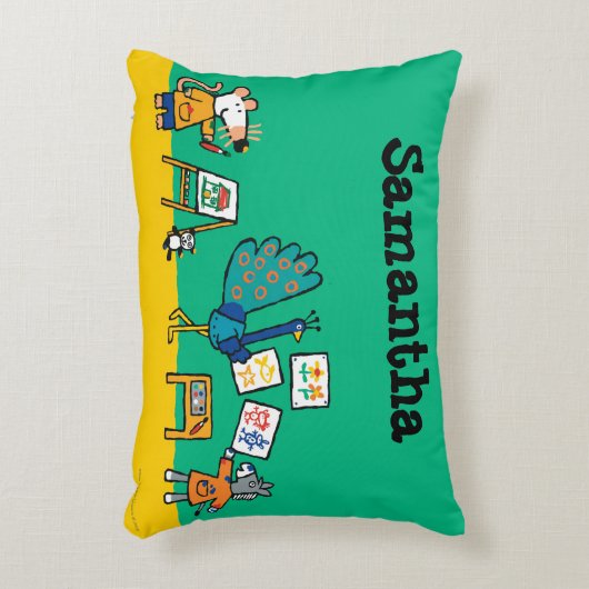 Maisyが付いているペンキ! アクセントクッション (正面(垂直))