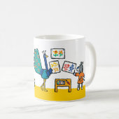 Maisyが付いているペンキ! コーヒーマグカップ (正面右)