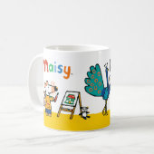 Maisyが付いているペンキ! コーヒーマグカップ (正面左)