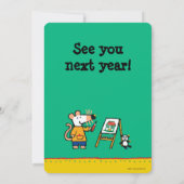 Maisyが付いているペンキ! サンキューカード (裏面)