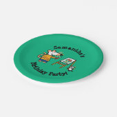 Maisyが付いているペンキ! ペーパープレート (アングル)