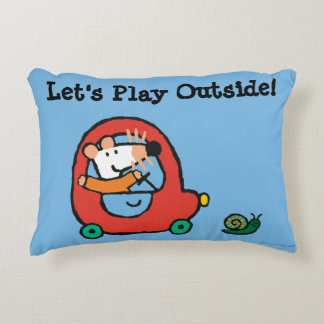 Maisyはかわいく赤い車を運転します アクセントクッション