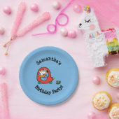 Maisyはかわいく赤い車を運転します ペーパープレート (パーティー)