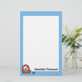 Maisyはかわいく赤い車を運転します 便箋 (スタンド正面)