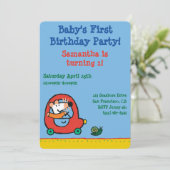 Maisyはかわいく赤い車を運転します 招待状 (スタンド正面)