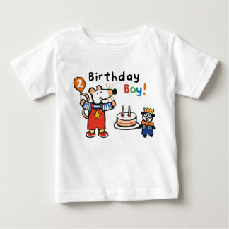 Maisy 誕生日おめでとう、2歳の赤ちゃんTシャツ ベビーTシャツ