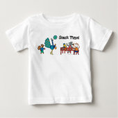 Maisy and Friends幼稚園スナックタイム ベビーTシャツ (正面)
