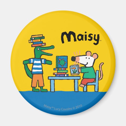 Maisy and Friends 楽しむ the Library マグネット (正面)