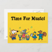 Maisy and Friends 遊 in the band ポストカード (正面/裏面)