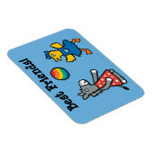 Maisy at Preschool with friends on the Playground マグネット (右側)