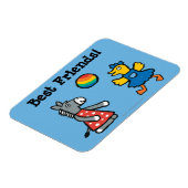 Maisy at Preschool with friends on the Playground マグネット (左側)