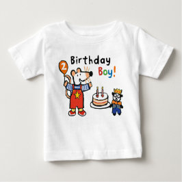 Maisy Birthday Boy, 2 Years Old ベビーTシャツ