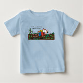 Maisy Explores Outside with Bugs ベビーTシャツ (正面)