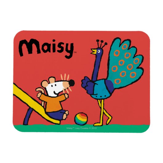 Maisy on the playground with Friends マグネット (横)