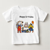 Maisy Personalized Birthday ベビーTシャツ (正面)