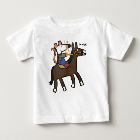 Maisy Rides a Horse ベビーTシャツ (正面)