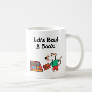 Maisy with Library Books コーヒーマグカップ