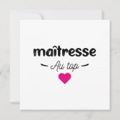 Maitresse au top カード (正面)
