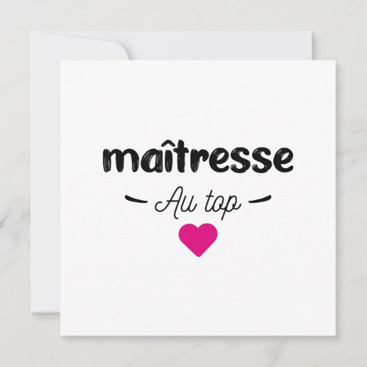 Maitresse au top カード (正面)