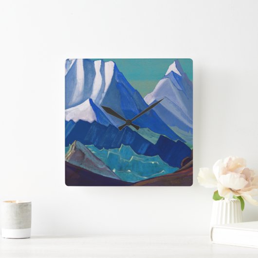 Maitreya, 1932 by Nicholas Roerich スクエア壁時計 (ホーム)