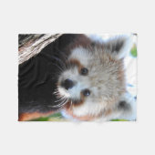 Maiyaレッサーパンダ フリースブランケット (正面(横))