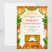 Maiyan Ceremony Invitation Card 招待状 (正面/裏面)