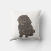 Maizy犬の枕 クッション (裏面)