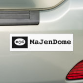 MaJenDomeのバンパーステッカー バンパーステッカー (車上)