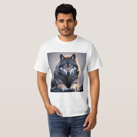Majestad Silenciosa: El Lobo Gris Tシャツ (正面フル)