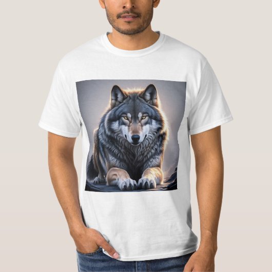 Majestad Silenciosa: El Lobo Gris Tシャツ (正面)