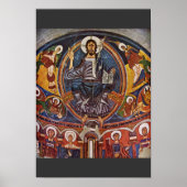 Majestas Domini From The Apse Of San Clemente Deta ポスター (正面)