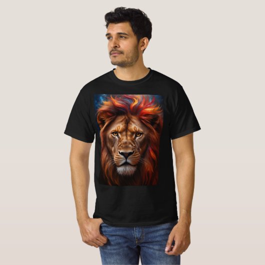 Majestätischer Löwe  Tシャツ (正面フル)