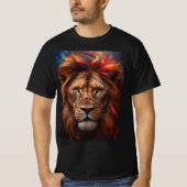 Majestätischer Löwe  Tシャツ (正面)