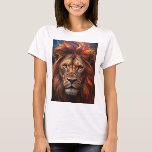 Majestätischer Löwe  Tシャツ (正面)