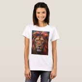 Majestätischer Löwe  Tシャツ (正面フル)