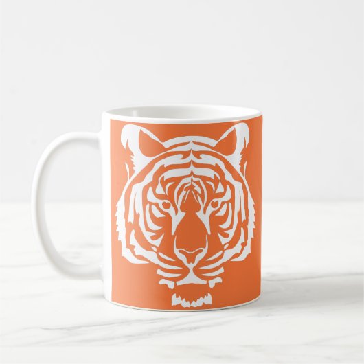 Majestätischer Tiger コーヒーマグカップ (左)
