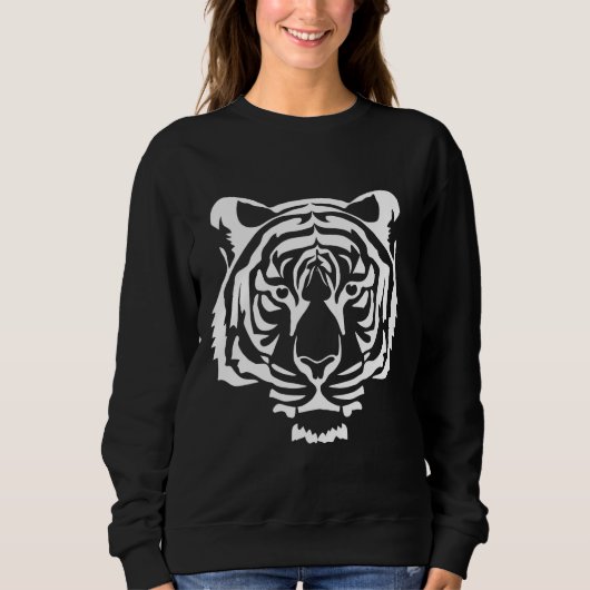 Majestätischer Tiger スウェットシャツ (正面)