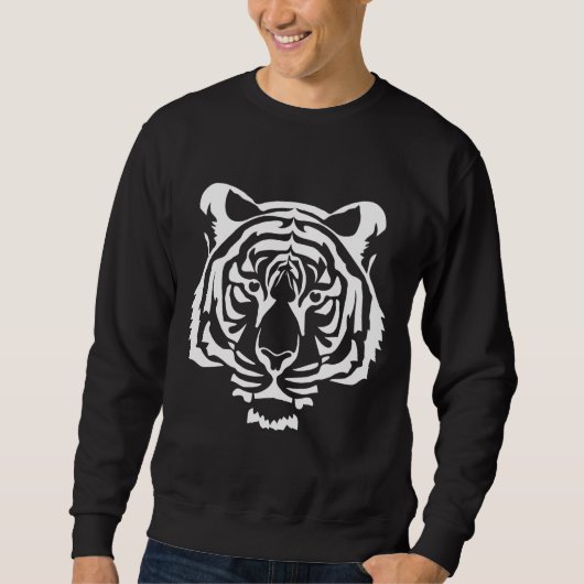 Majestätischer Tiger スウェットシャツ (正面)