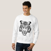 Majestätischer Tiger – Kraft & Eleganz im Design スウェットシャツ (正面フル)