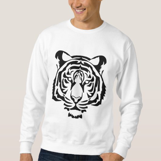 Majestätischer Tiger – Kraft & Eleganz im Design スウェットシャツ (正面)